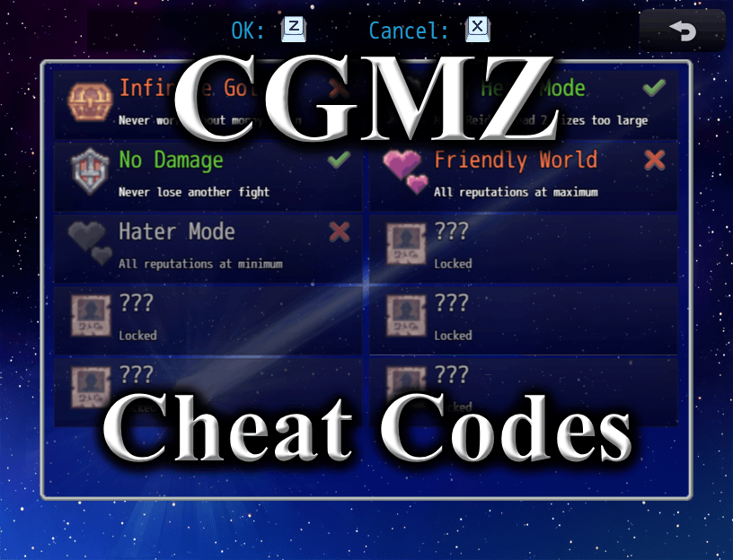 Cheat Codes