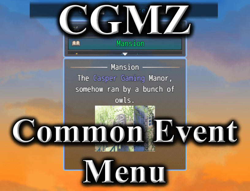 Common Event Menu