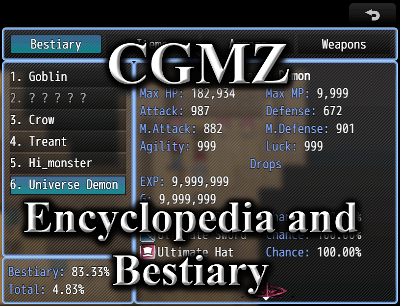 Encyclopedia and Bestiary