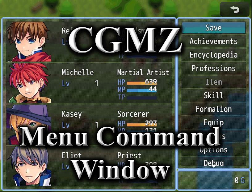 Menu Command Window